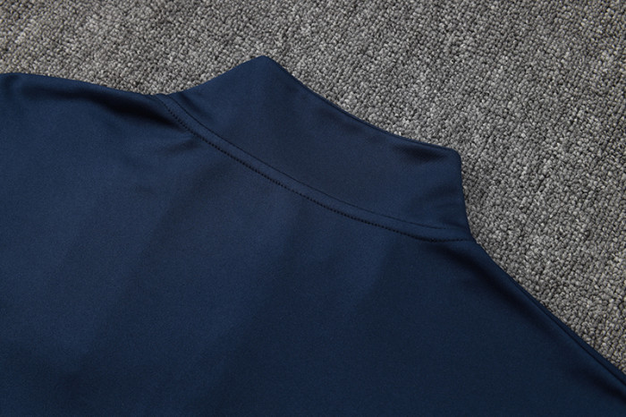 2025 AD Royal blue Half Pull Tracksuit #07(半拉链)