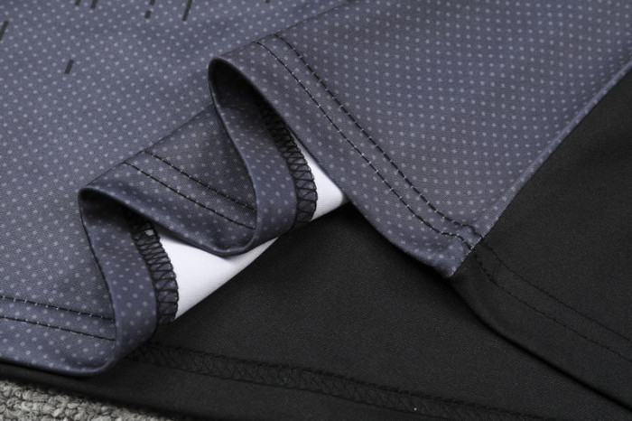 2024 NK Black Kids Half Pull Tracksuit (童装)(半拉链)