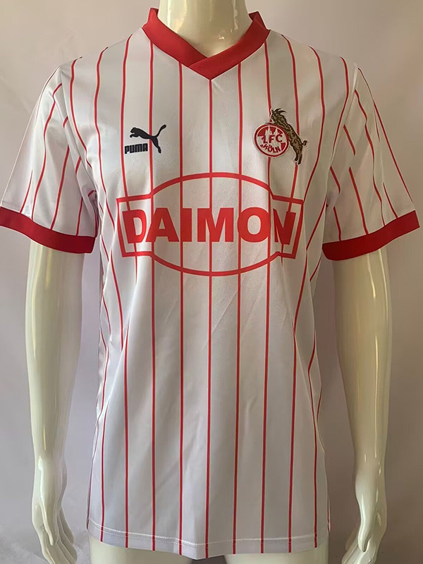 1985-1986 Cologne Home Retro Soccer Jersey
