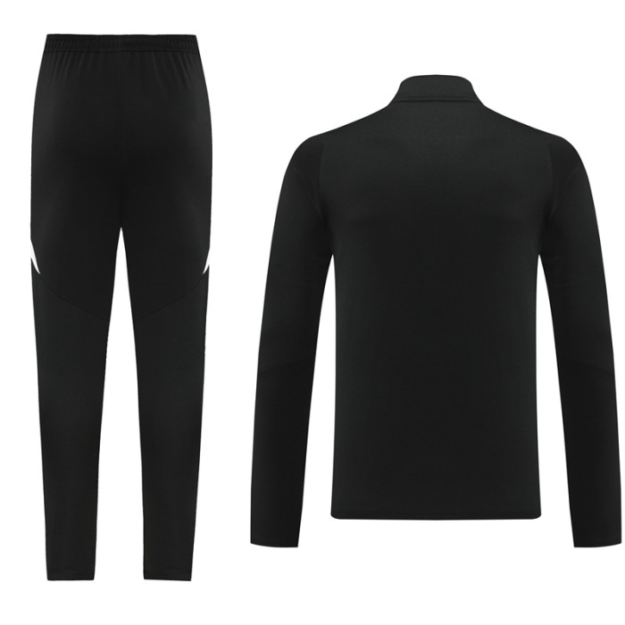 2024 AD Black Half Pull Tracksuit #AB06 (半拉链)