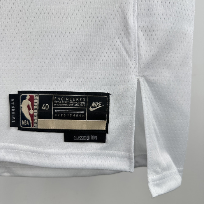 22-23 Lakers JAMES JR. #9 White Retro Top Quality Hot Pressing NBA Jersey