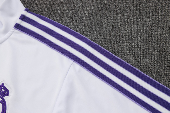 25-26 RMA White Half Pull Tracksuit #B2513(半拉链)