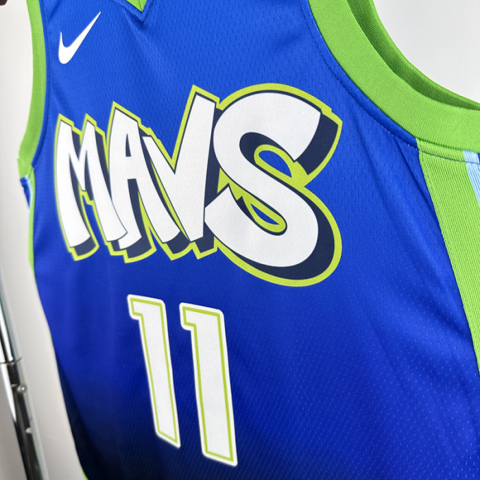 Dallas Mavericks IRVING #11 Blue Top Quality Hot Pressing NBA Jersey