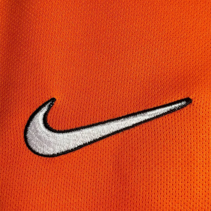 1998 Netherlands Home Long Sleeve Retro Soccer Jersey (长袖)
