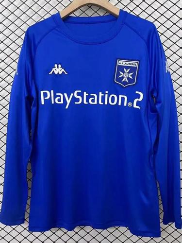 2003-2004 AJ Auxerre Away Long Sleeve Retro Soccer Jersey (长袖)