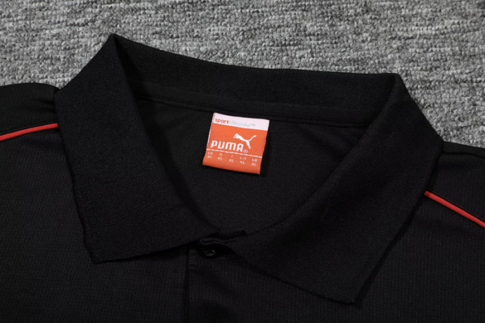 25-26 ACM Black Polo Tracksuit