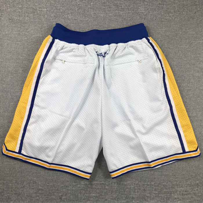 Warriors White City Edition Top Quality NBA Pocket Pants *勇士队