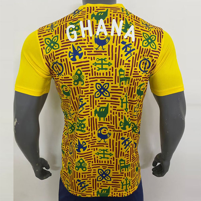 24-25 Ghana Yellow Training shirts
