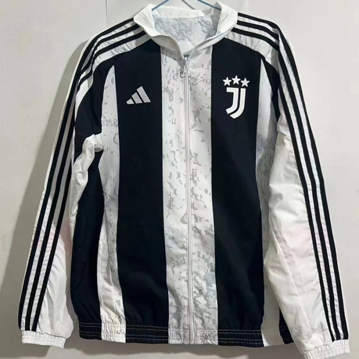 24-25 JUV Black & White Double Sided Windbreaker (双面风衣)