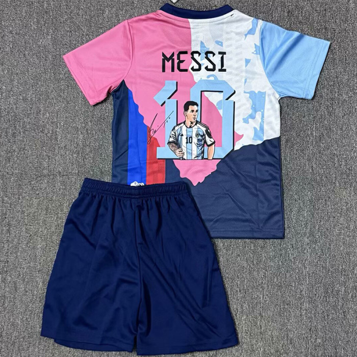 25-26 MESSI #10 Special Edition Kids Soccer Jersey *后卡通号