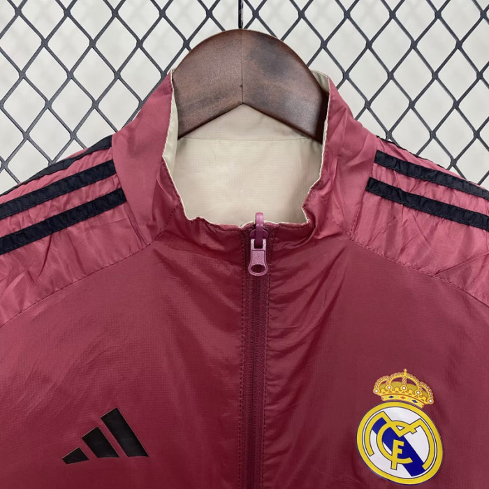 24-25 RMA Red & Khaki Double Sided Windbreaker (双面风衣)
