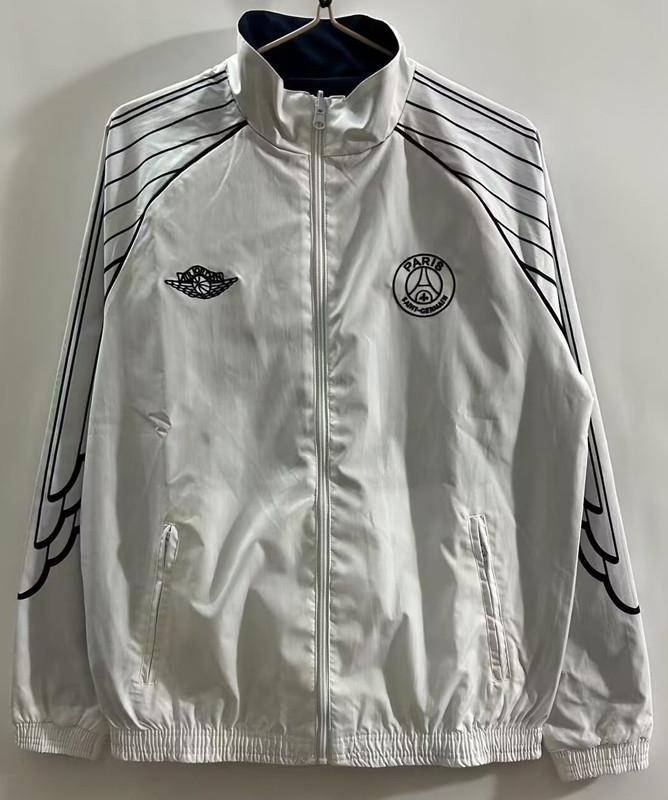 24-25 PSG Royal blue & White Double Sided Windbreaker (双面风衣)