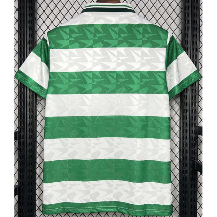 1989-1991 Celtic Home Retro Soccer Jersey