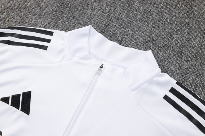 25-26 RMA White Half Pull Tracksuit #B2505(半拉链)