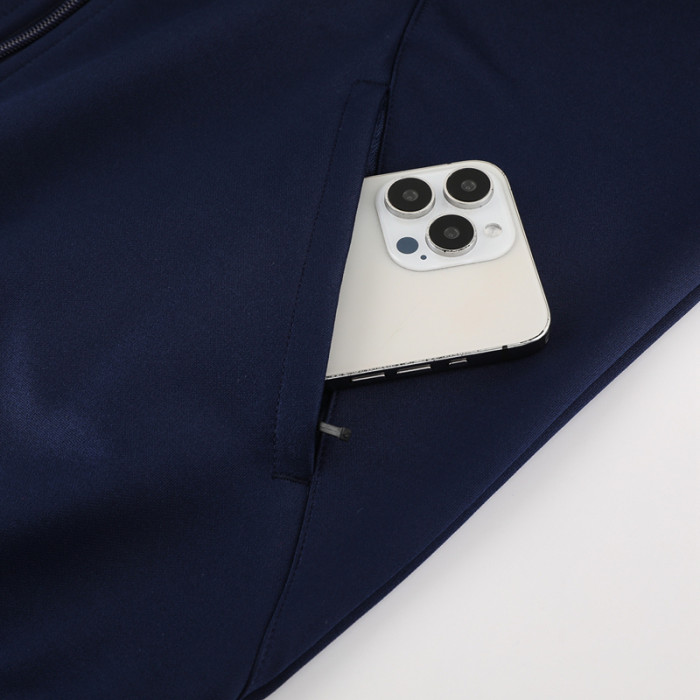 2024 AD Royal blue Jacket Tracksuit #AJ20