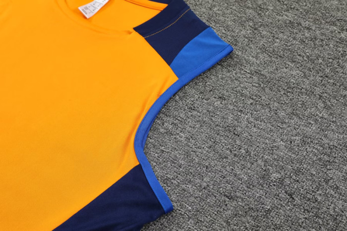 2024 AD Orange Tank top and shorts suit