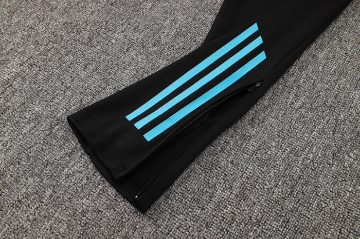2024 AD Fancy Blue Half Pull Tracksuit #06(半拉链)