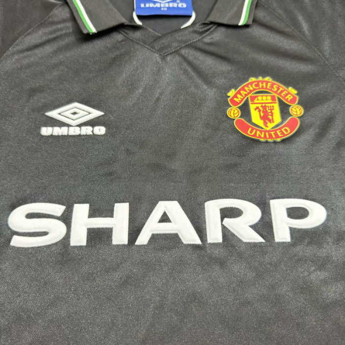 1998 Man Utd Third Kids Retro Soccer Jersey