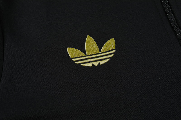 25-26 Mexico Black Kids Jacket Tracksuit