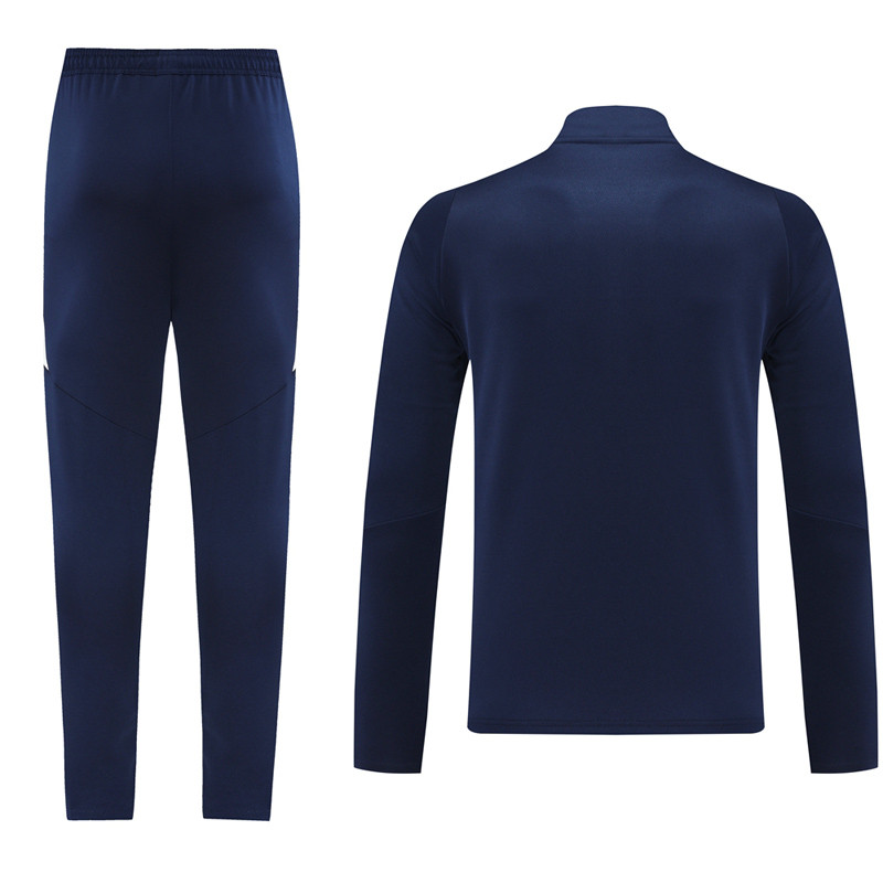2024 AD Royal Blue Half Pull Tracksuit #AB06 (半拉链)