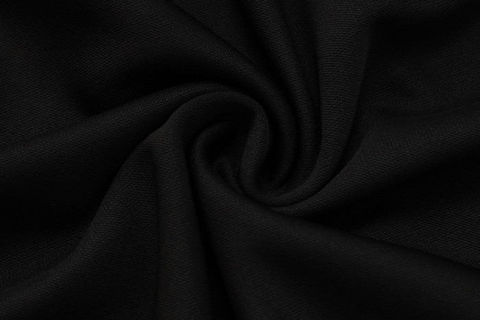 2025 JOM Black Half Pull Tracksuit (半拉链)