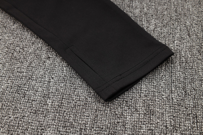 2024 JOM Black Kids Half Pull Tracksuit (童装)(半拉链)