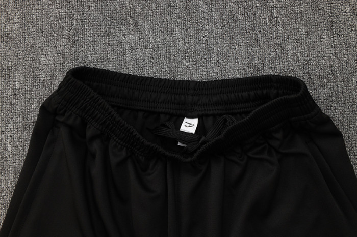 2025 JOM Black Half Pull Tracksuit (半拉链)