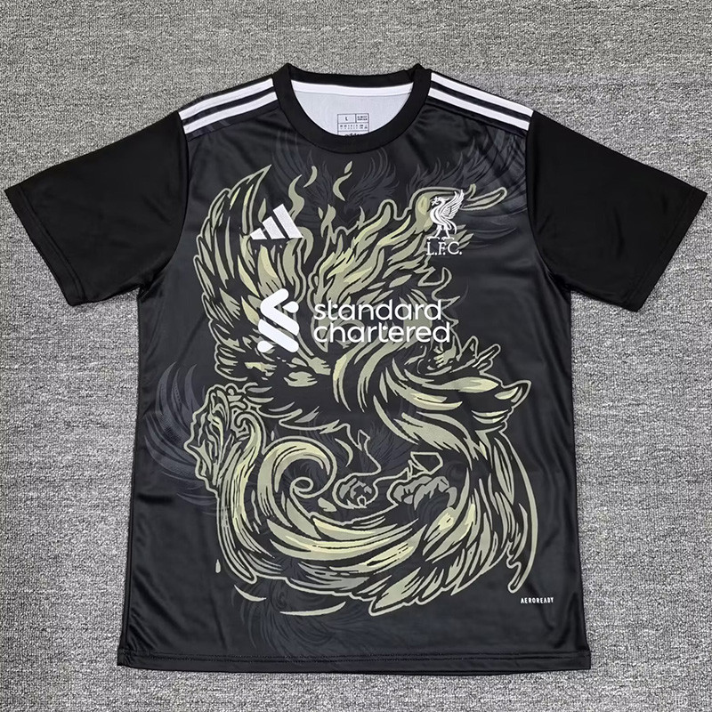 25-26 LIV Black Special Edition Fans Training shirts *纯黑袖