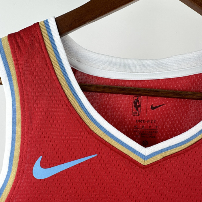 24-25 Grizzlies KAWAMURA #17 Red City Edition Top Quality Hot Pressing NBA Jersey
