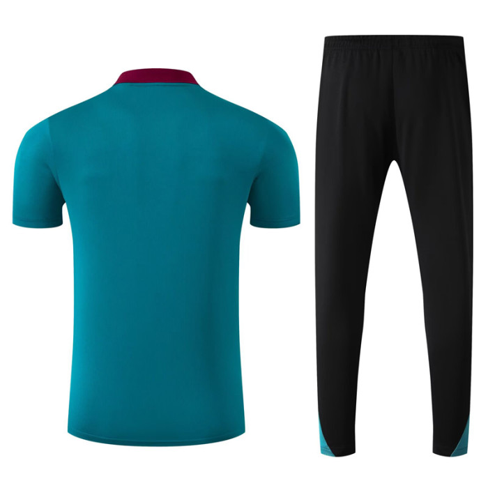 25-26 PSG Green Polo Tracksuit