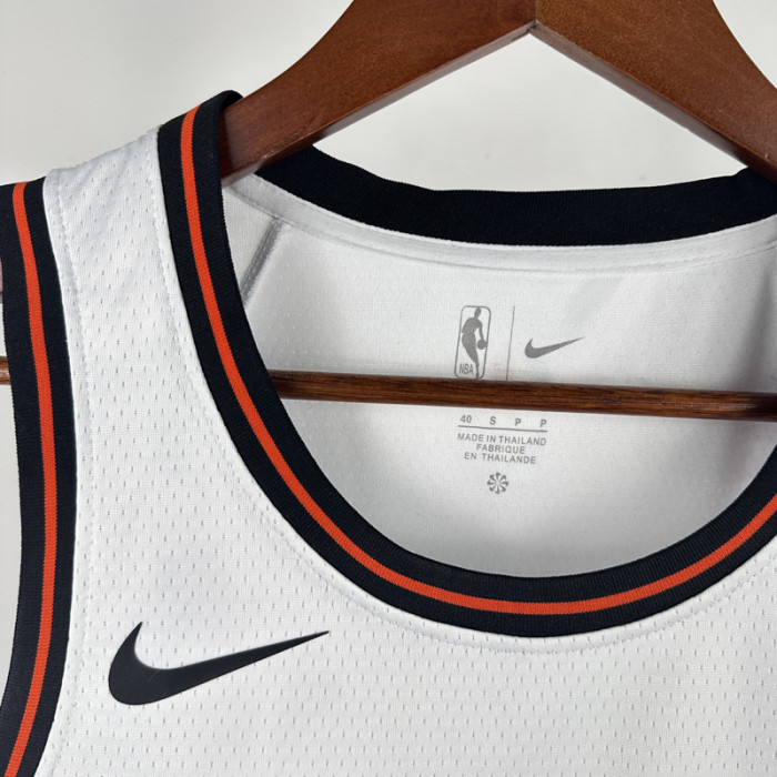2019-20 Clippers WESTBROOK #0 White City Edition Top Quality Hot Pressing NBA Jersey