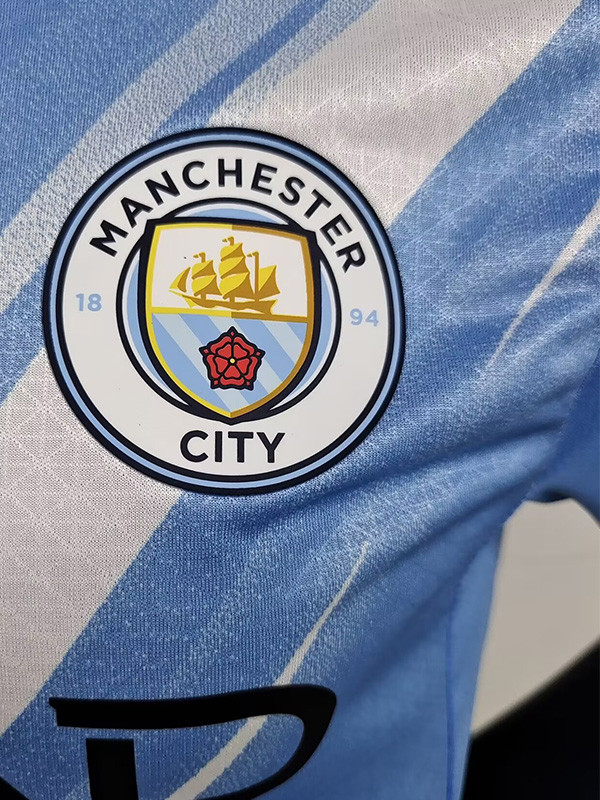 25-26 Man City Home Player Version Soccer Jersey