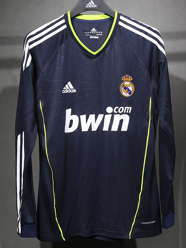 2010-2011 RMA Away Player Version Long Sleeve Retro Soccer Jersey( 长袖球员)
