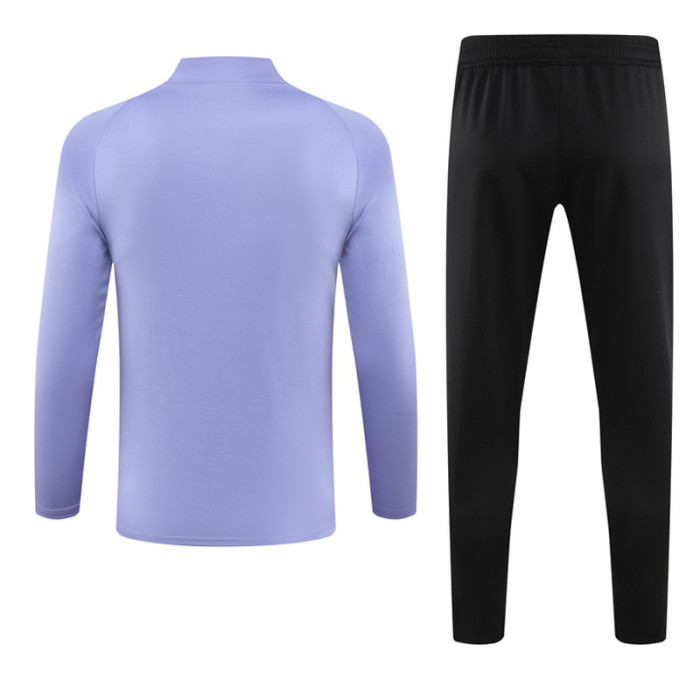 2024 NK Purple Kids Half Pull Tracksuit (童装)(半拉链)