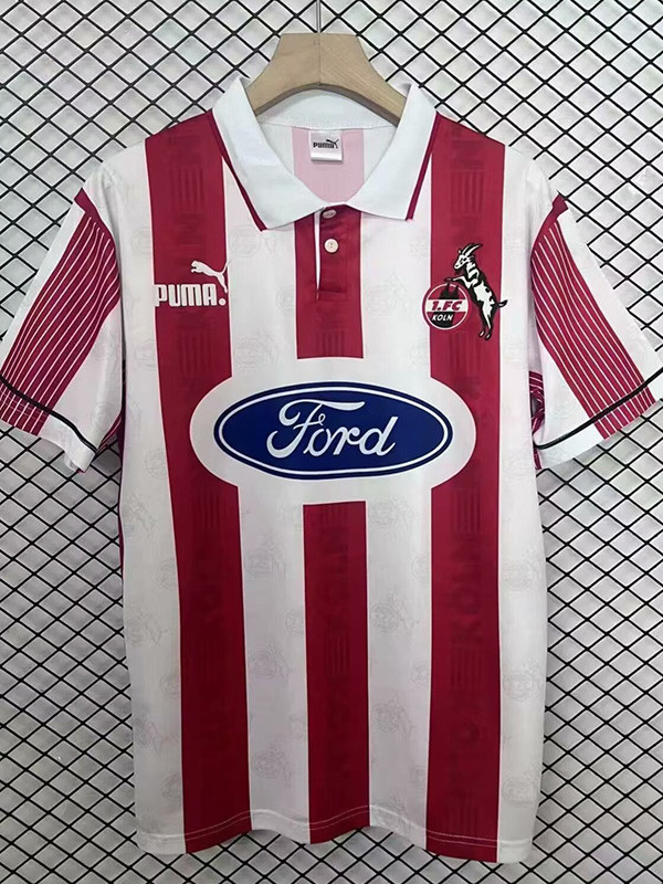 1995-1996 Cologne Home Retro Soccer Jersey