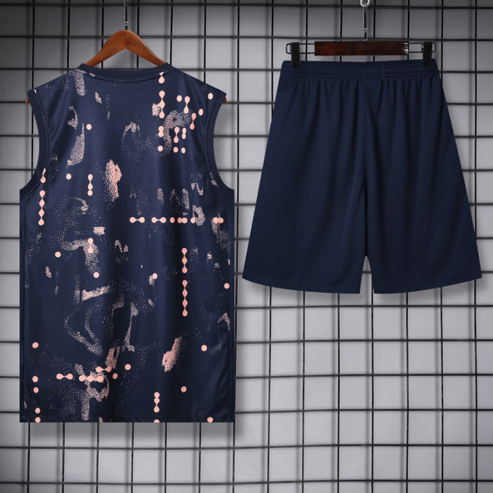 25-26 CHE Royal blue Tank top and shorts suit