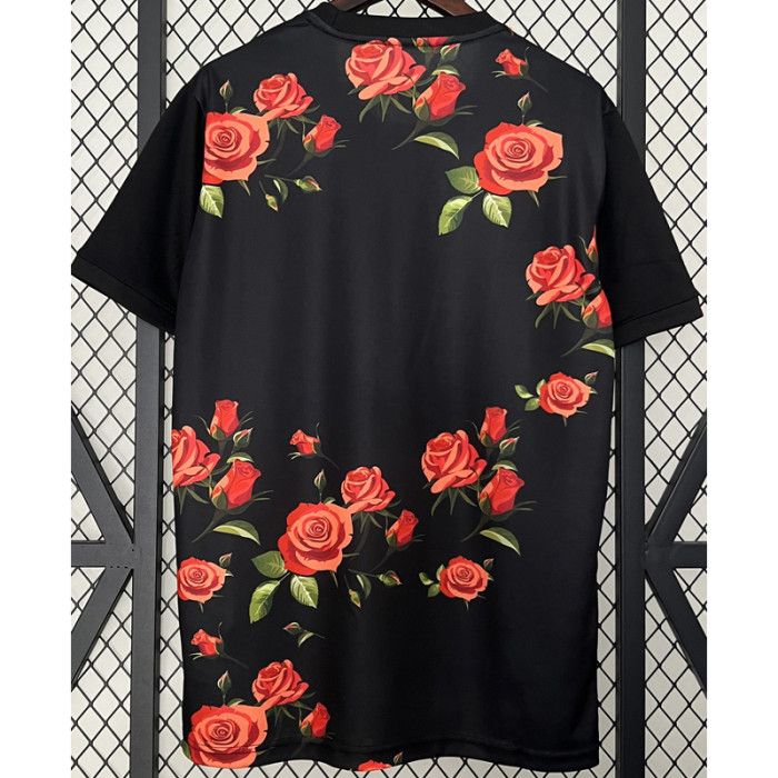2023 Japan Black Special Edition Training Shirts (玫瑰花)