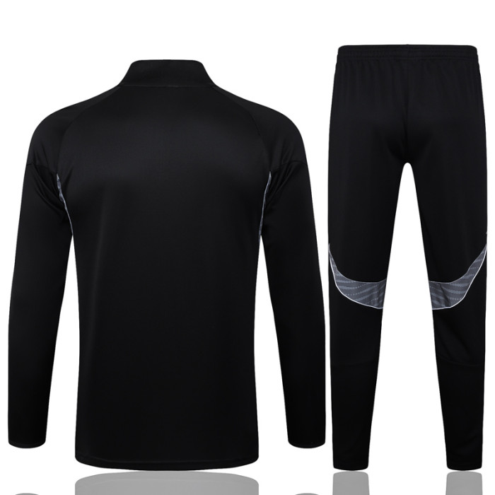 25-26 RMA Black Half Pull Tracksuit #B2501(半拉链)