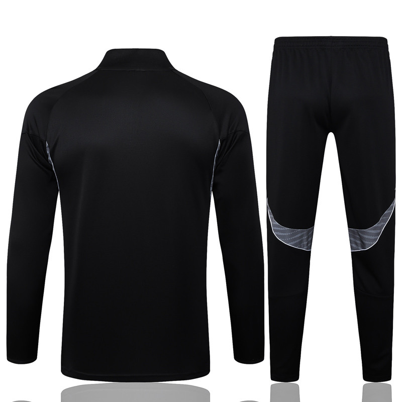 25-26 RMA Black Half Pull Tracksuit #B2501(半拉链)
