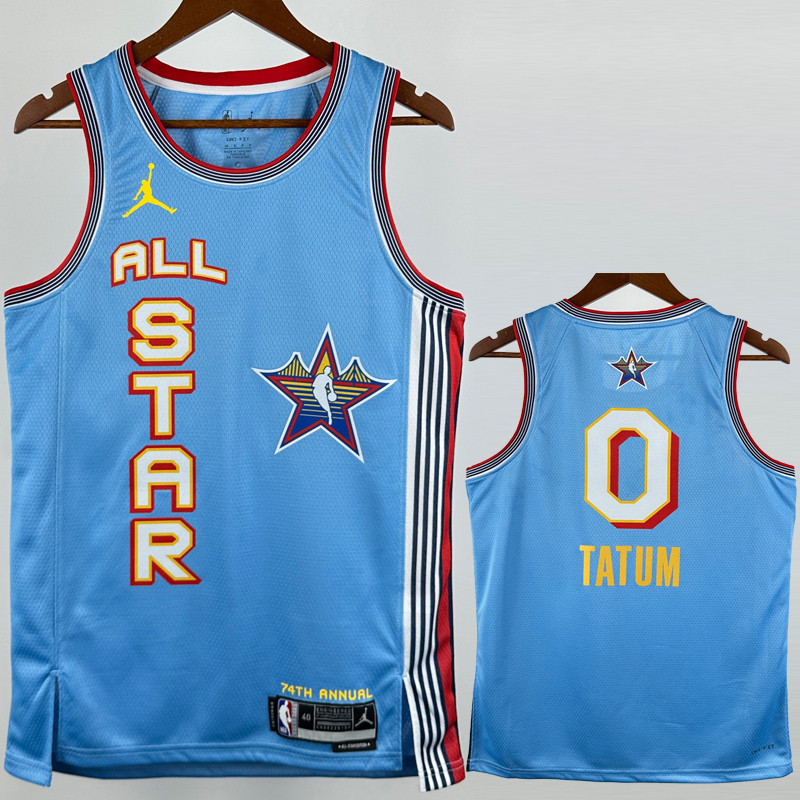 25-26 ALL-STAR TATUM #0 Light blue Top Quality Hot Pressing NBA Jersey