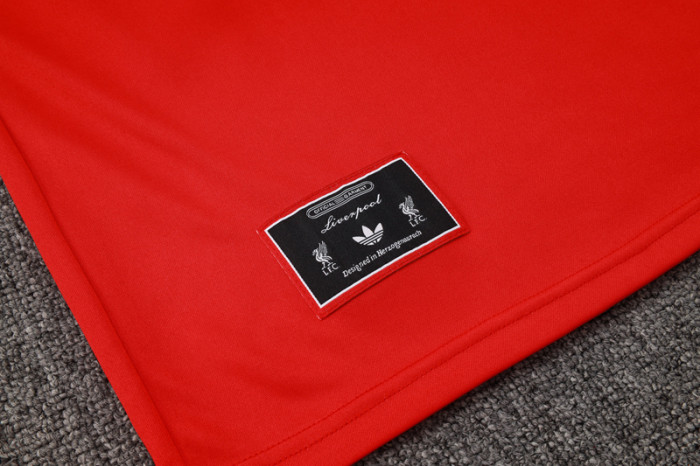 25-26 LIV Red Half Pull Tracksuit #B2509(半拉链)