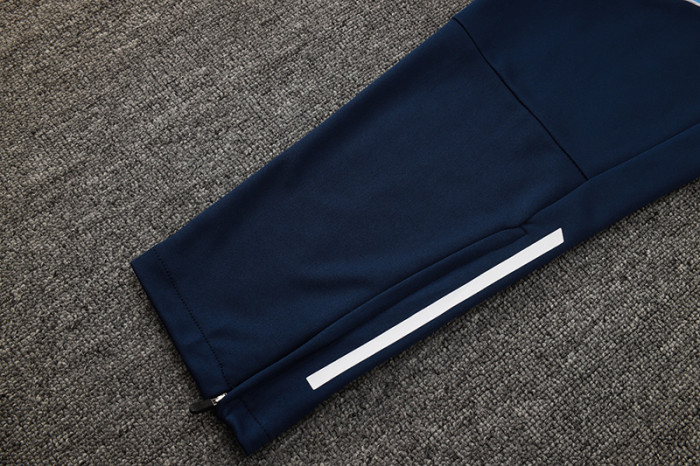 2025 AD Fancy blue Half Pull Tracksuit #06(半拉链)