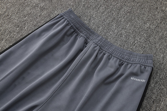 2025 AD Grey Half Pull Tracksuit #07(半拉链)
