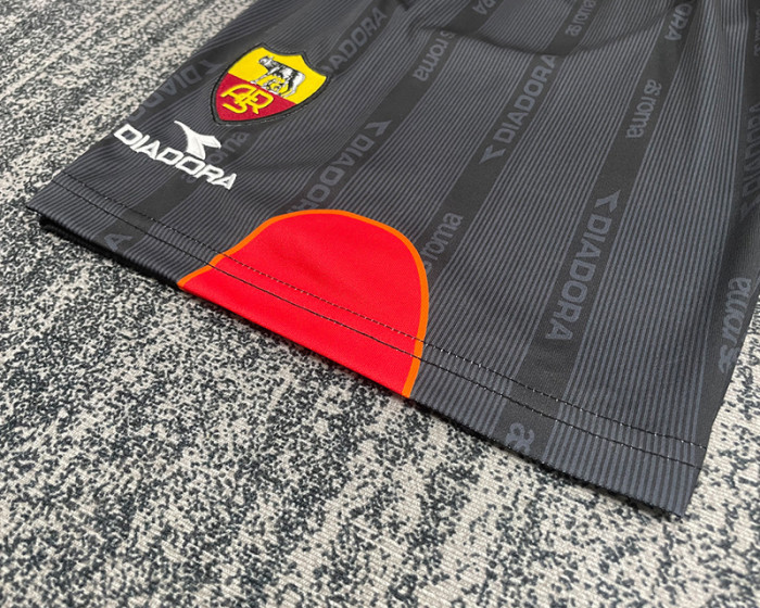 1999-2000 Roma Away Kids Retro Soccer Jersey