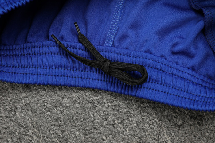 2024 AD Blue Kids Half Pull Tracksuit (童装)(半拉链)