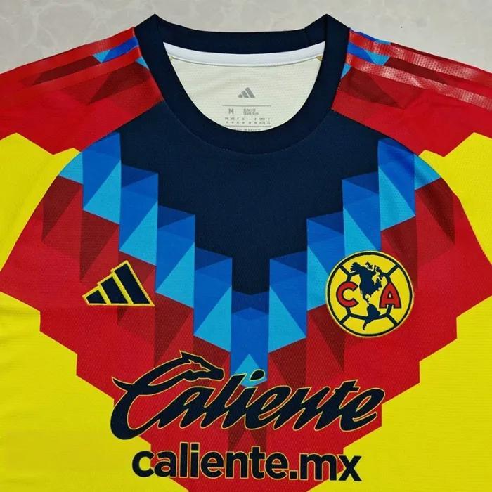 25-26 Club America Yellow Special Edition Fans Soccer Jersey *MX