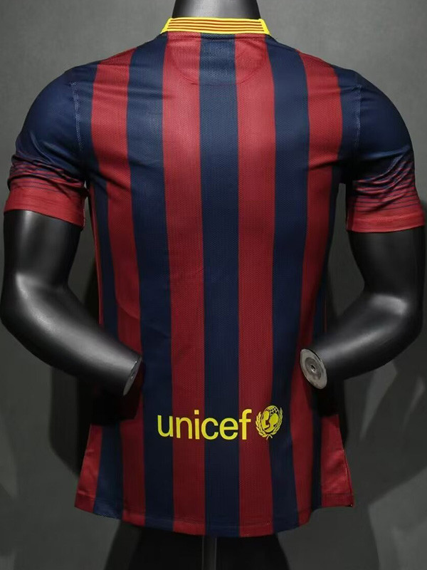 2013-2014 BAR Home Player Version 球员 Retro Soccer Jersey