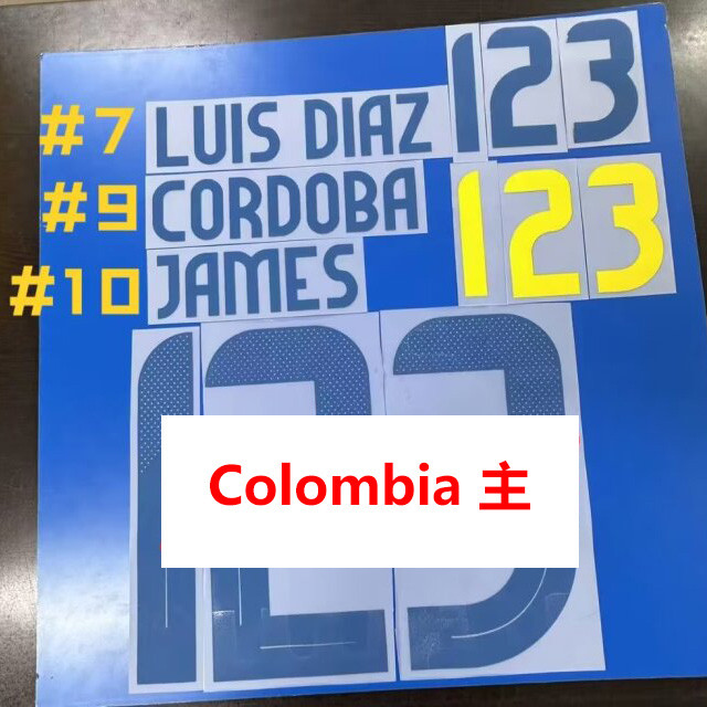 24-25 Colombia Home Player Version Soccer Jersey