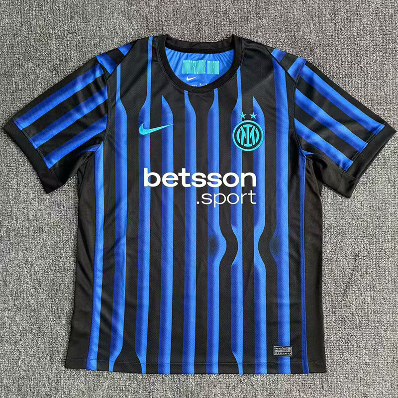 25-26 INT Home Fans Soccer Jersey (前带广告)