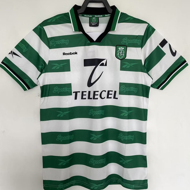 1999-2000 Sporting Lisbon Home Retro Soccer Jersey